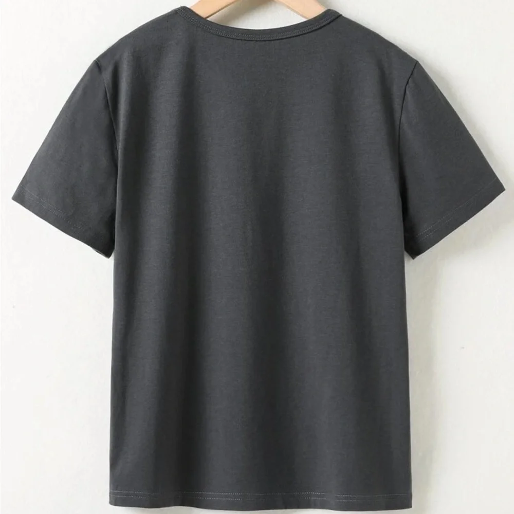 Gray Adventure Graphic T-Shirt Size 11-12 youth girls